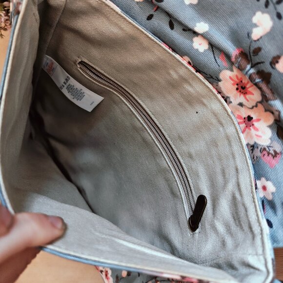 Cath Kidston Floral Blue Crossbody Bag - Picture 4 of 4